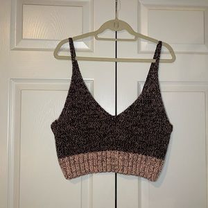 Knit Bralette By Free People - Size XL but can easily fit 18/20